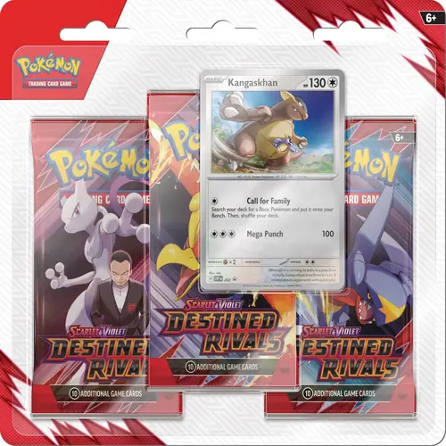Pokémon TCG: Destined Rivals 3-Pack Blister – Kangaskhan
