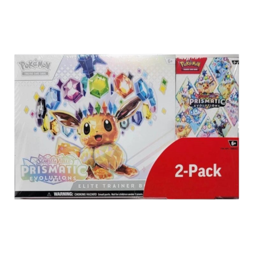 Pokémon TCG: Scarlet & Violet—Prismatic Evolutions 2 Pack Bundle