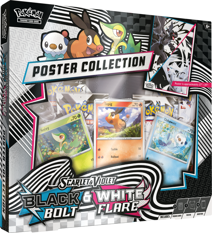 Pokémon TCG: Scarlet & Violet - Unova Poster Collection (Black Bolt&White Flare)