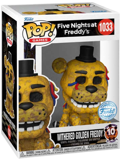 FUNKO POP: FNAF - WITHERED GOLDEN FREDDY